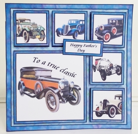 Sampler Vintage cars by Pam Stubley