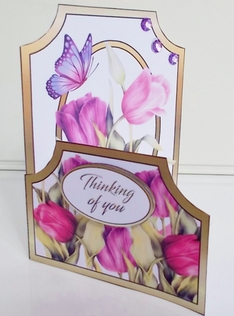 Cutaway Pink tulips by Pam Stubley
