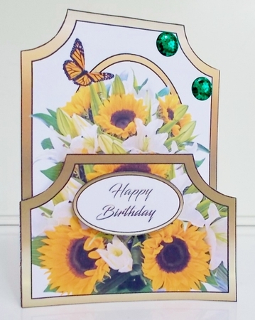 Cutaway Sunflowers by Pam Stubley