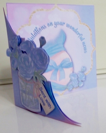 Wonderful News - Wave Card by Pam Stubley