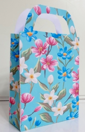 Multi floral gift bag 1 by Pam Stubley