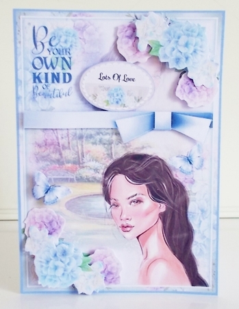 Hydrangea Beauty 02 Mini Page Kit  by Pam Stubley