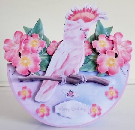 COCKATOO rocker card by Pam Stubley