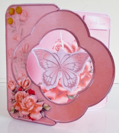 Copper Roses - Butterfly Pendant Card Mini Kit by Pam Stubley