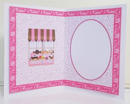 Sweet, Yummy Treats In The Bakery Window - Insert by Pam Stubley