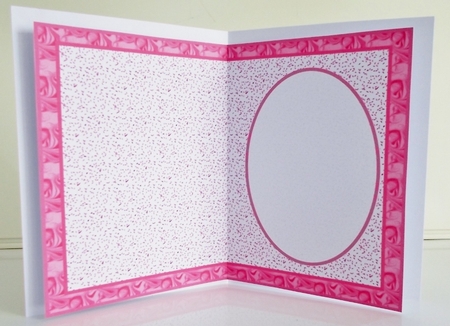 Dark Pink Frosting, With Sprinkles - Insert by Pam Stubley