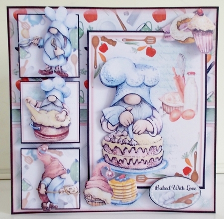 Bake The World A Better Place 02 Mini Page Kit by Pam Stubley