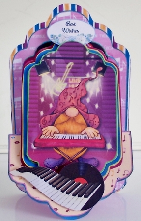 The Rolling Gnomes 3 - Upright Z-fold Tag Card Mini Kit by Pam Stubley