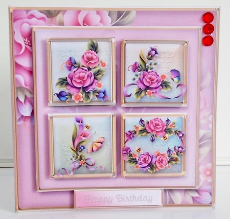 Enchanted Garden - Square Layers Card Mini Kit by Pam Stubley