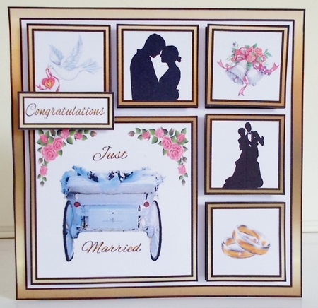 Sampler Just married by Pam Stubley