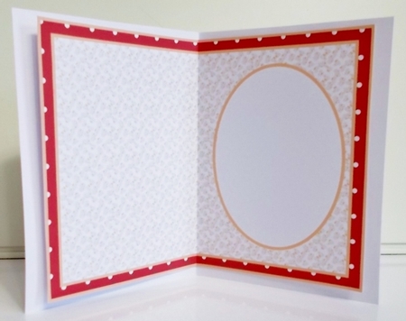 Red And White Polka Dots, With Popcorn - Insert by Pam Stubley