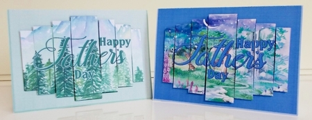 Panoramic Fathers Day Card Set of 4 by Pam Stubley