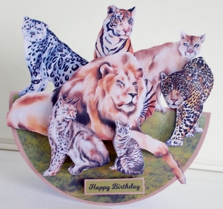 THE WILD ONES rocker card by Pam Stubley