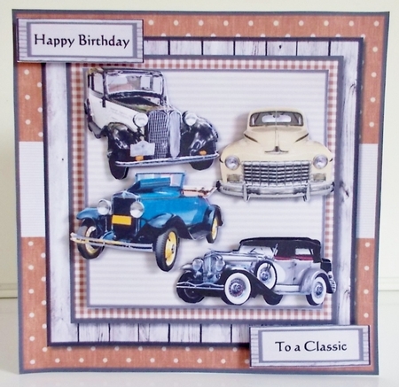 Male Card  Classic Carss by Pam Stubley