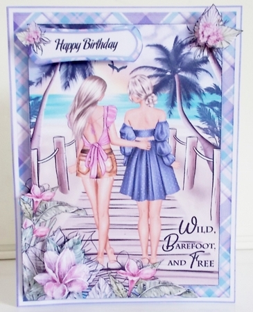 BESTIES Blonde Hair - Purple Series by Pam Stubley