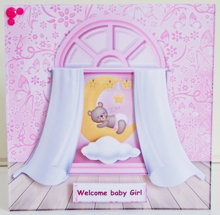 Twinkle Twinkle Baby Girl  Mini Kit by Pam Stubley