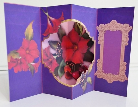 Window ofCrimson Mandeville - Multi Occasions Card  - Window Card by Pam Stubley