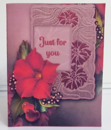 Window ofCrimson Mandeville - Multi Occasions Card  - Window Card by Pam Stubley