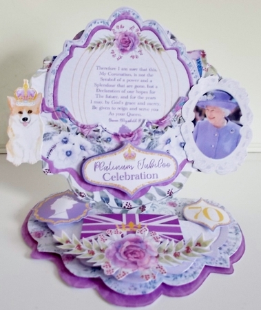 Happy & Glorious Pocket Easel Card by Pam Stubley