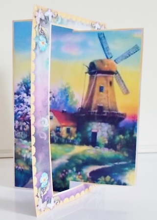 Cut and fold Scenic - A5 by Pam Stubley