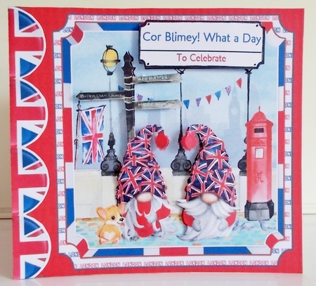 Gnome Place Like London Storybook Pop Up Tunnel Card & Envelope Kit by Pam Stubley