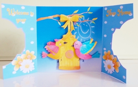 Home Tweet Home - New home gate card by Pam Stubley