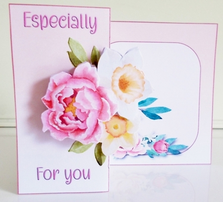 Especially for you - Multi Occasion - Fold Back Card by Pam Stubley