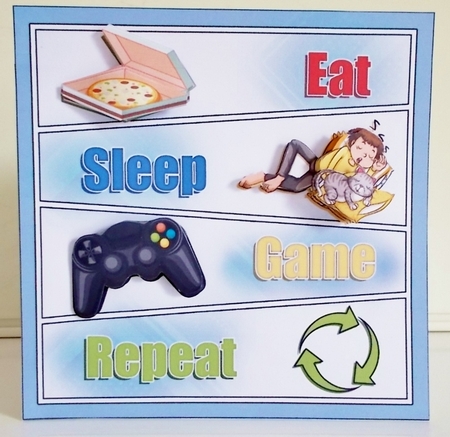 Eat, Sleep, Game, Repeat! by Pam Stubley