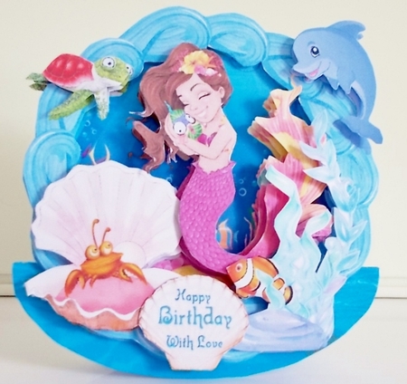 Mer-mazing Tales 4 Rocker Card Mini Kit by Pam Stubley