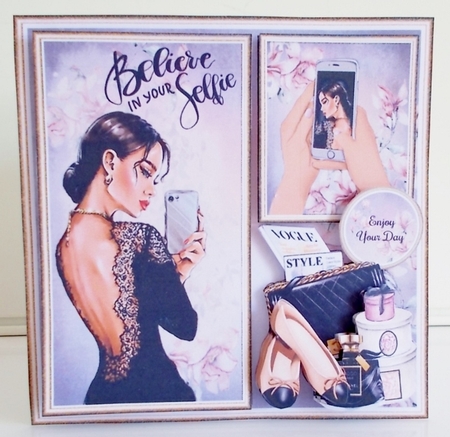 Believe In Your Selfie 02 Mini Page Kit  by Pam Stubley
