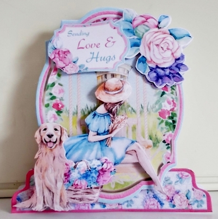 Tranquil Summer 4 Shaped 6x6 Card & Envelope Kit by Pam Stubley