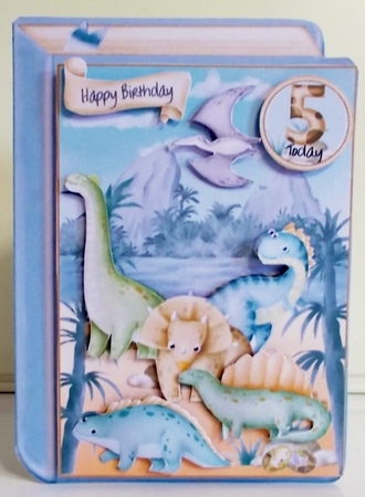 Book Of Dinosaurs Shaped Mini Page Kit by Pam Stubley