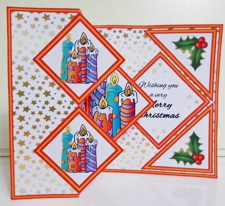 FBP Christmas candles (Red) by Pam Stubley