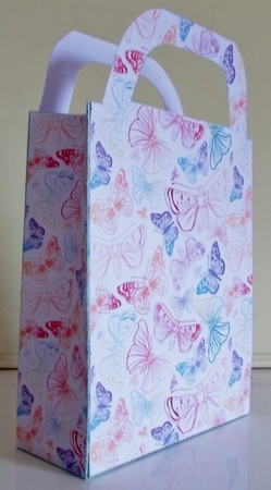 Multi coloured butterfly gift bag 4 by Pam Stubley