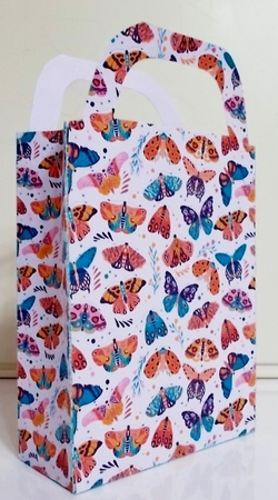 Multi coloured butterfly gift bag 5 by Pam Stubley