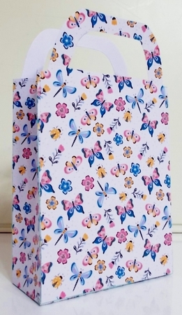 Multi coloured butterfly gift bag 6 by Pam Stubley