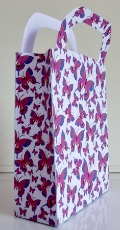 Multi coloured butterfly gift bag 8 by Pam Stubley