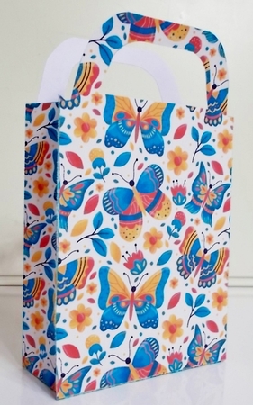Multi coloured butterfly gift bag 9 by Pam Stubley