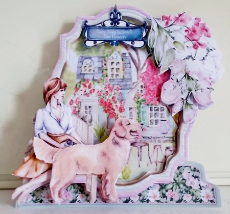 Step Into My Garden 3 Shaped 6x6 Card & Envelope Kit by Pam Stubley