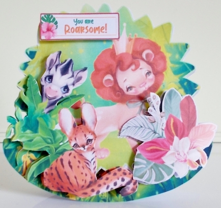 Welcome to the Jungle Party 2 Rocker Card Mini Kit by Pam Stubley