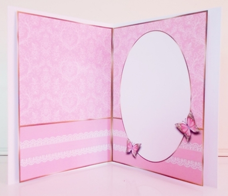 A5 Anniversary Lillies Blank Insert by Pam Stubley