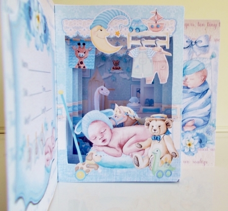 Cute as a Button 2  Storybook Pop Up Tunnel Card & Envelope Kit by Pam Stubley