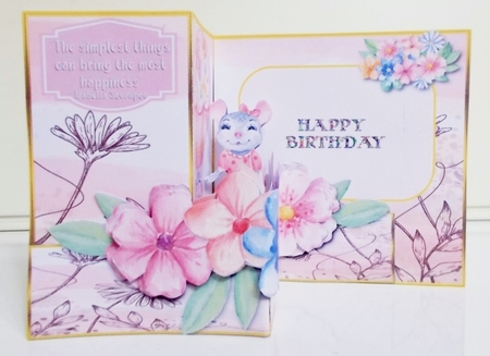 Simple Things - Z Fold Card by Pam Stubley