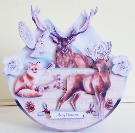 WINTER GUARDIAN - rocker card by Pam Stubley