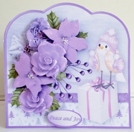 A Christmas Gift - Scallop Top Card Mini Kit by Pam Stubley