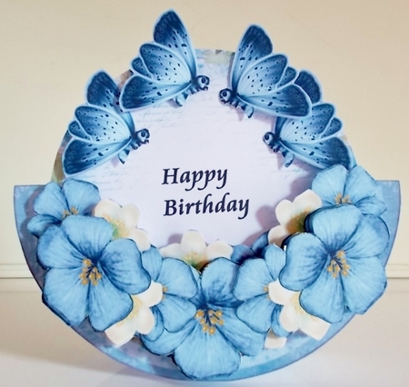 Wobble Card Flowers & Butterflies Mini Kit by Pam Stubley