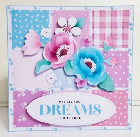 May All Your Dreams Come True 7.5 Inch Card Front  by Pam Stubley