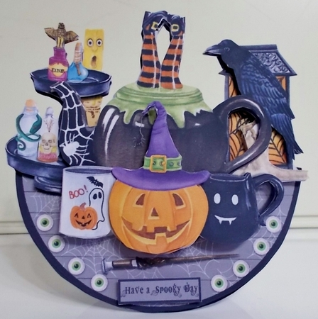 WITCHES BREW rocker card by Pam Stubley