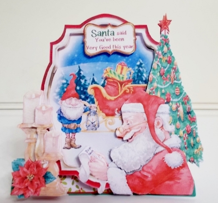 A Letter to Santa 1 Shaped 6x6 Card & Envelope Kit by Pam Stubley
