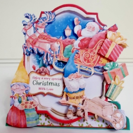 A Letter to Santa 2 Shaped 6x6 Card & Envelope Kit by Pam Stubley